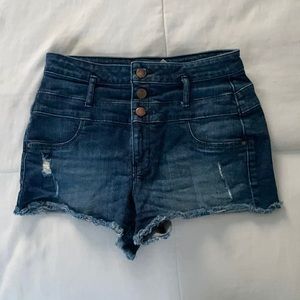 Denim jean shorts